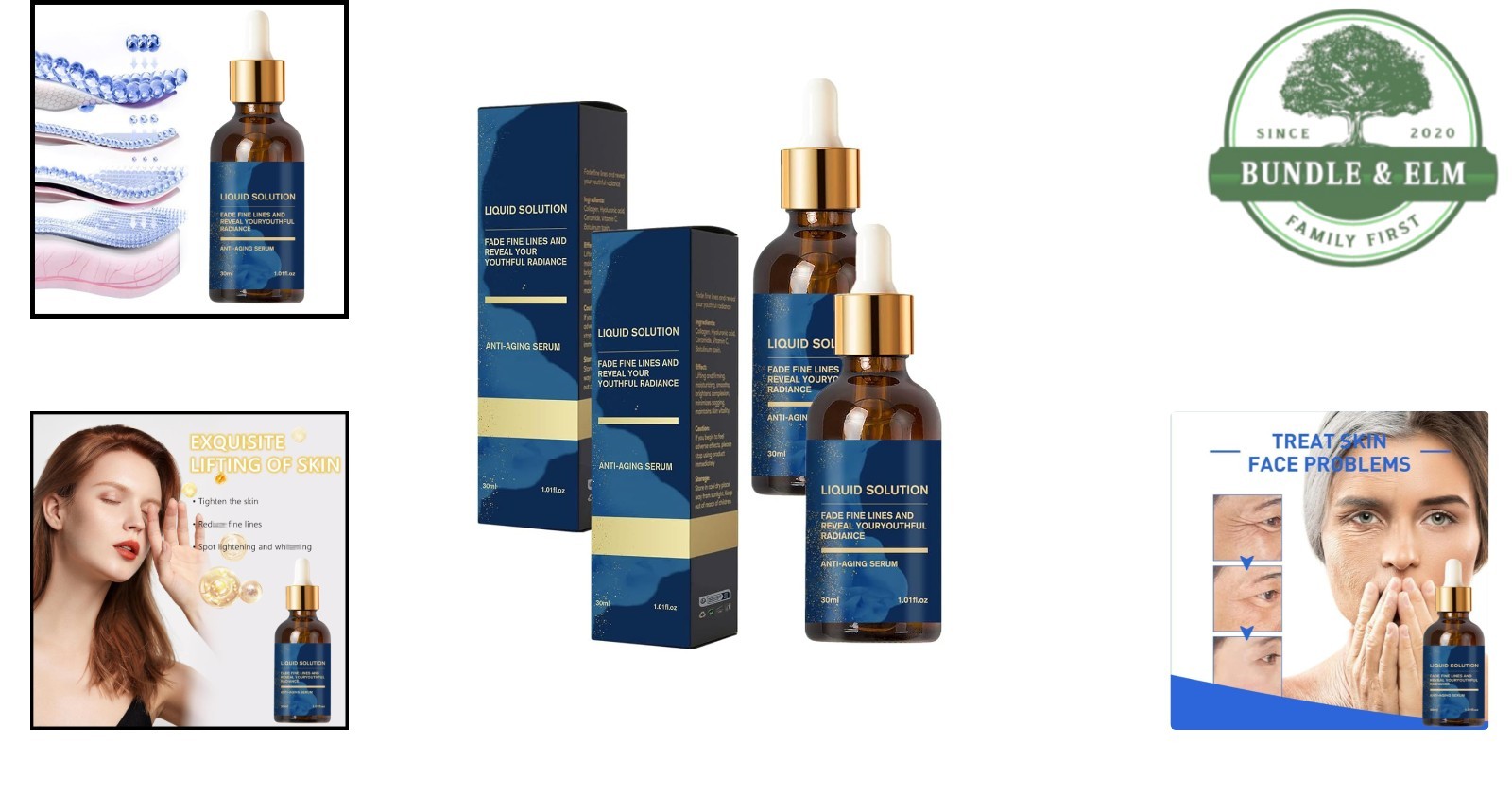 Olavita Dual-Pack Anti-Aging Serum – Boost Collagen & Hydrate Skin 2.02 Fl Oz