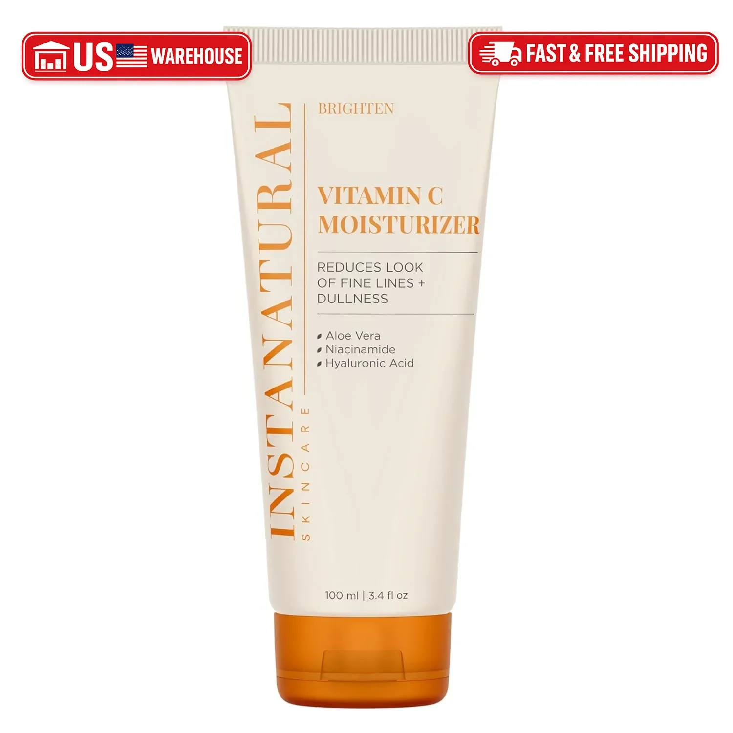 InstaNatural Vitamin C Moisturizer Face Cream, Brightens and Reduces the Look of