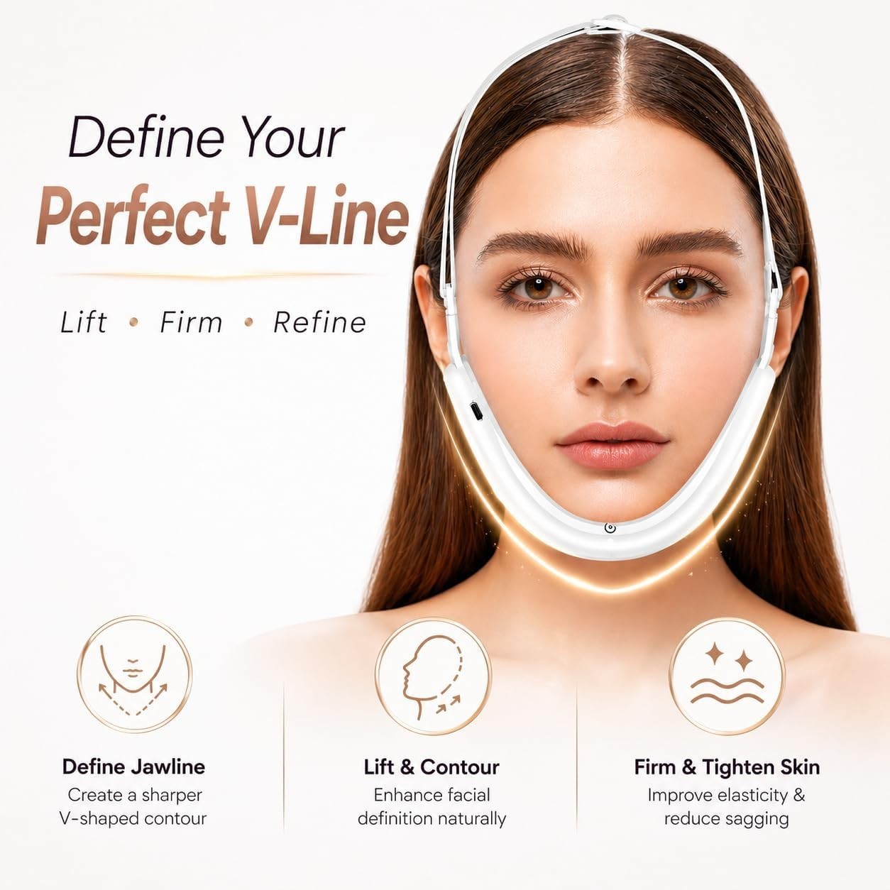 Intelligent Double Chin Device – V-Face Massager for Beauty