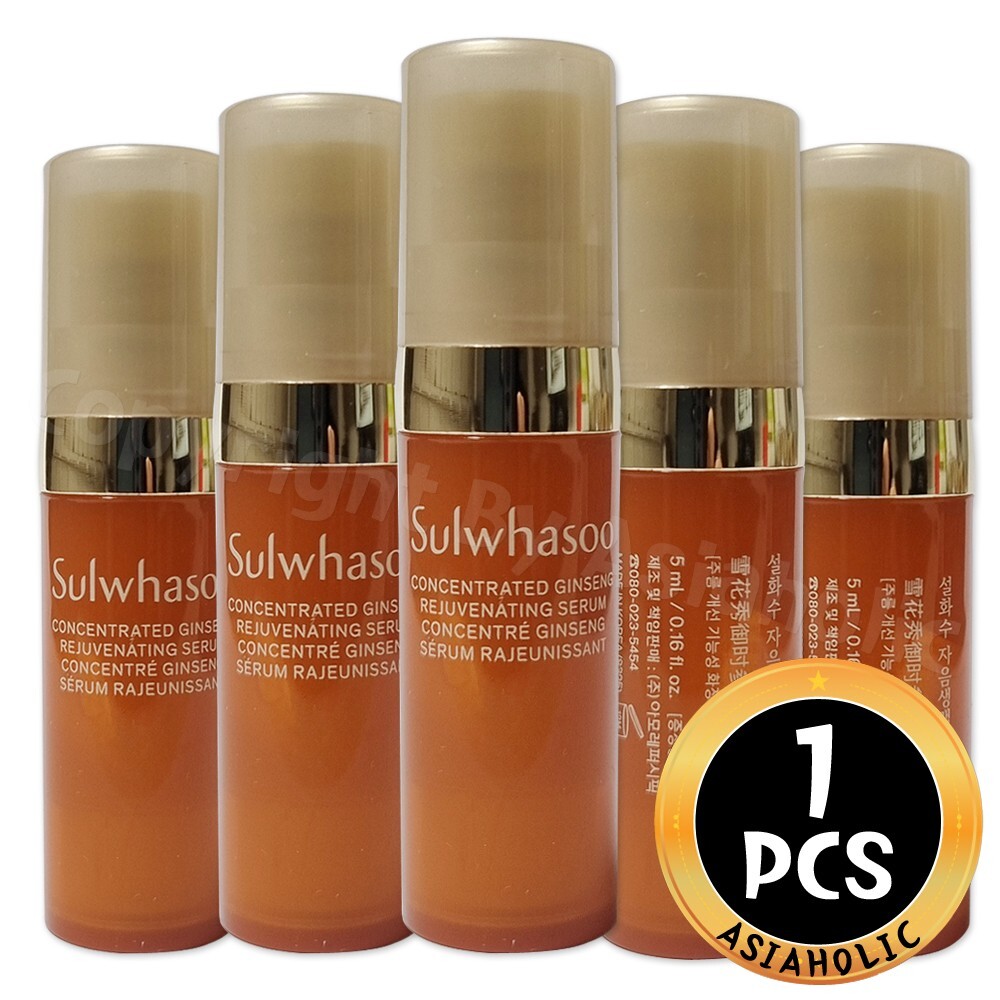 Sulwhasoo Concentrated Ginseng Renewing Serum EX 5ml (1pcs ~ 20pcs) Newest Ver