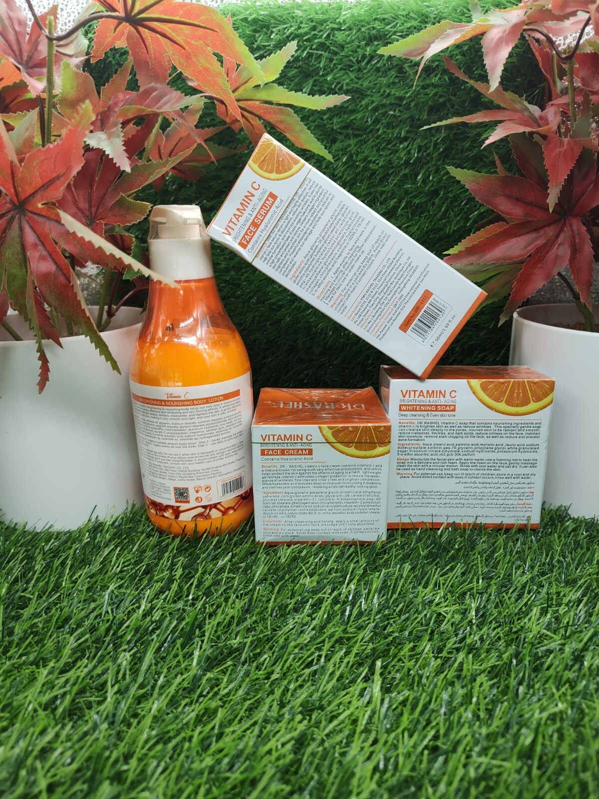 Dr. Rashel Vitamin C Brightening & Anti-Aging Skin Care series (4Piece Set)