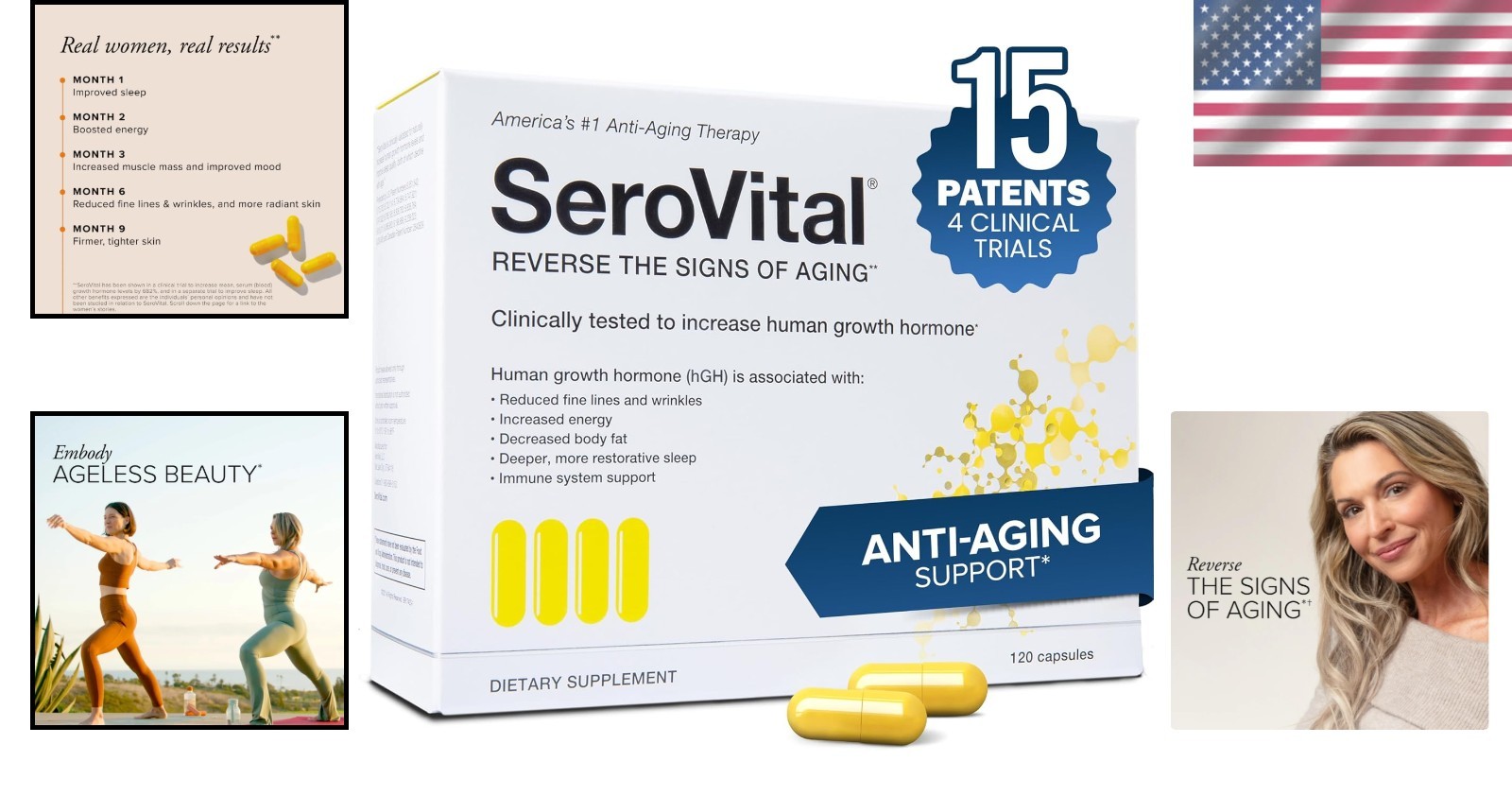 Renewal Complex – Clinically Proven Anti-Aging Amino Acid Supplement, 120 Count