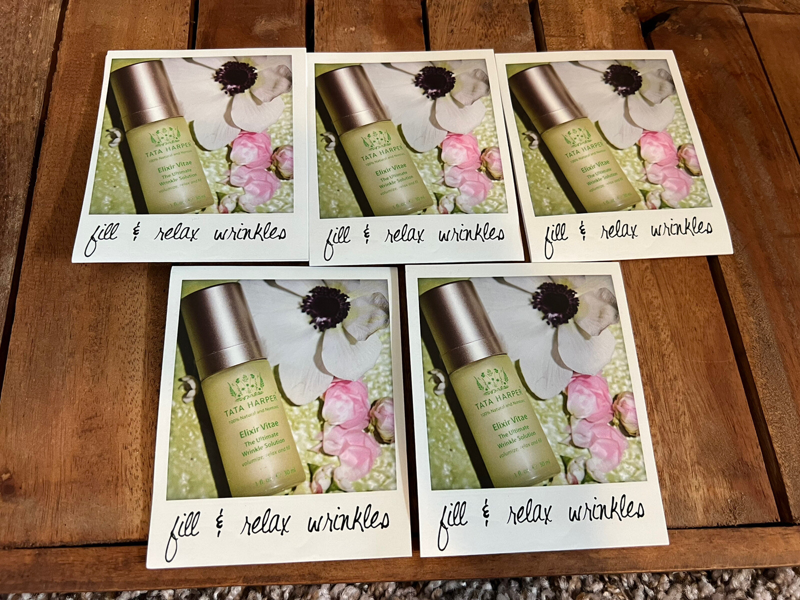 5x Tata Harper Elixir Vitae The Ultimate Wrinkle Solution Samples
