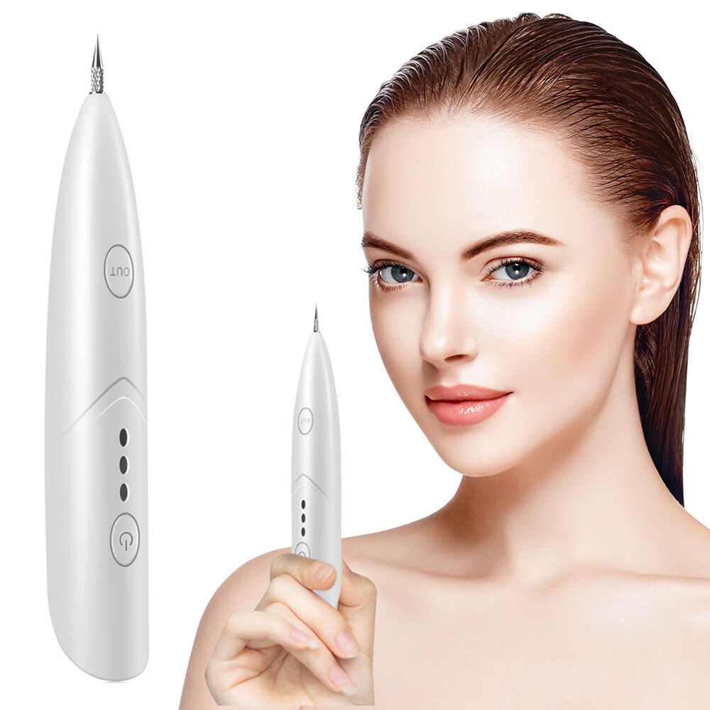 Skin Tag Remover Warts Eliminator LCD Plasma Pen Electric Laser Cauterizer Kit