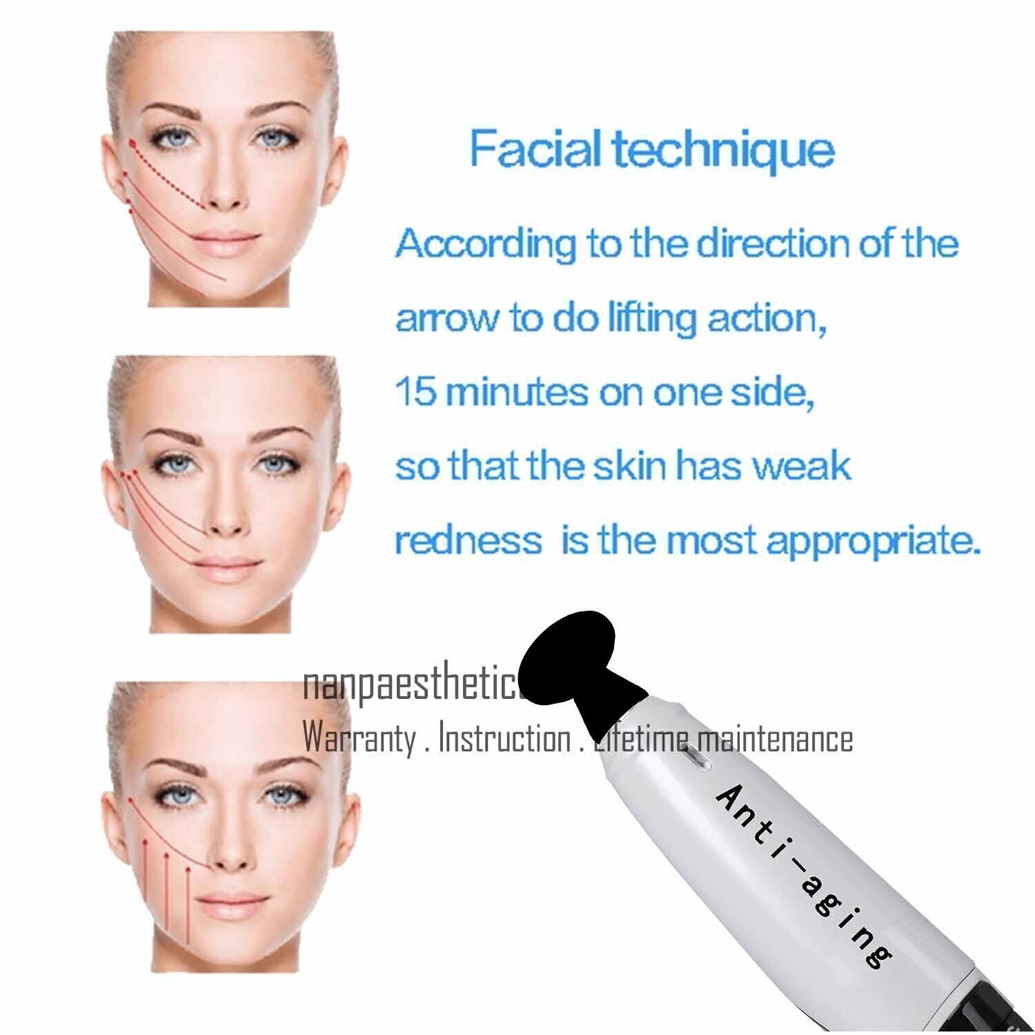 2 Handles RF Eye Face Body Wrinkle Lift Machine Anti aging Facial Skin Lifting