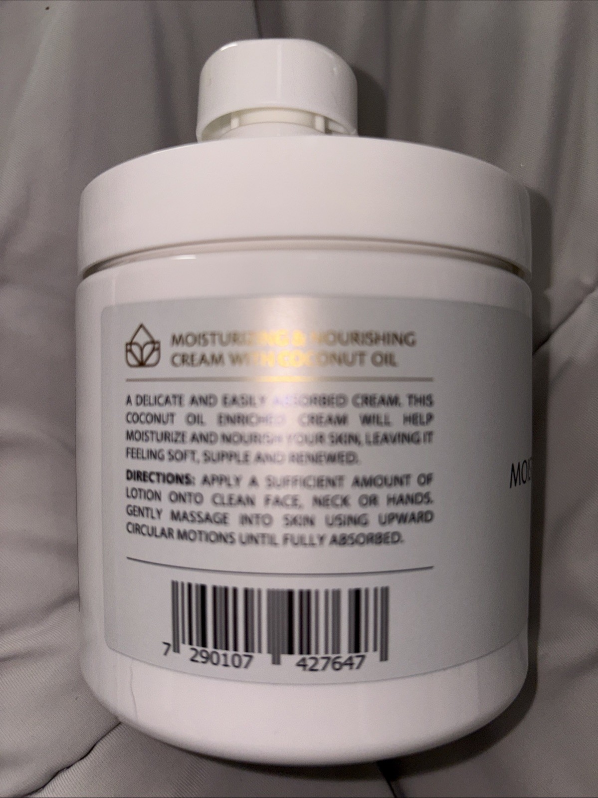 Skin Care Coconut Moisturizing Cream Face Neck And Hands