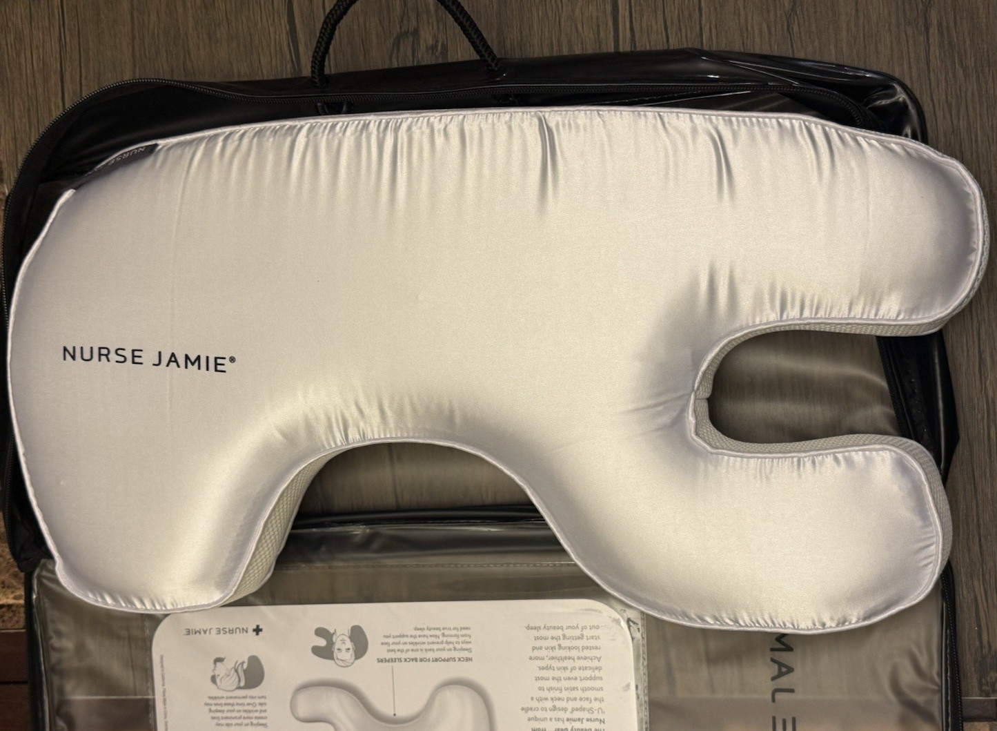 Nurse Jamie Beauty Bear Memory Foam Skincare Pillow – Anti-Wrinkle U-Shape Pillo