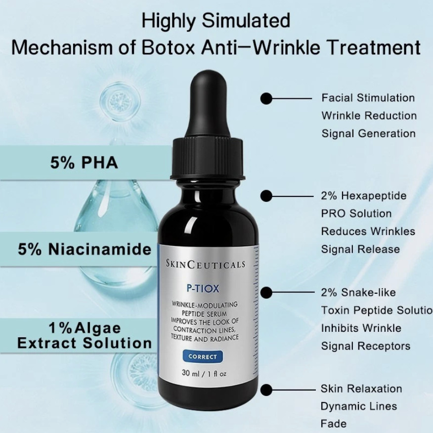 Skinceuticals P-TIOX Wrinkle-Modulating Peptide Serum 1 fl oz (30ml) NEW SEALED