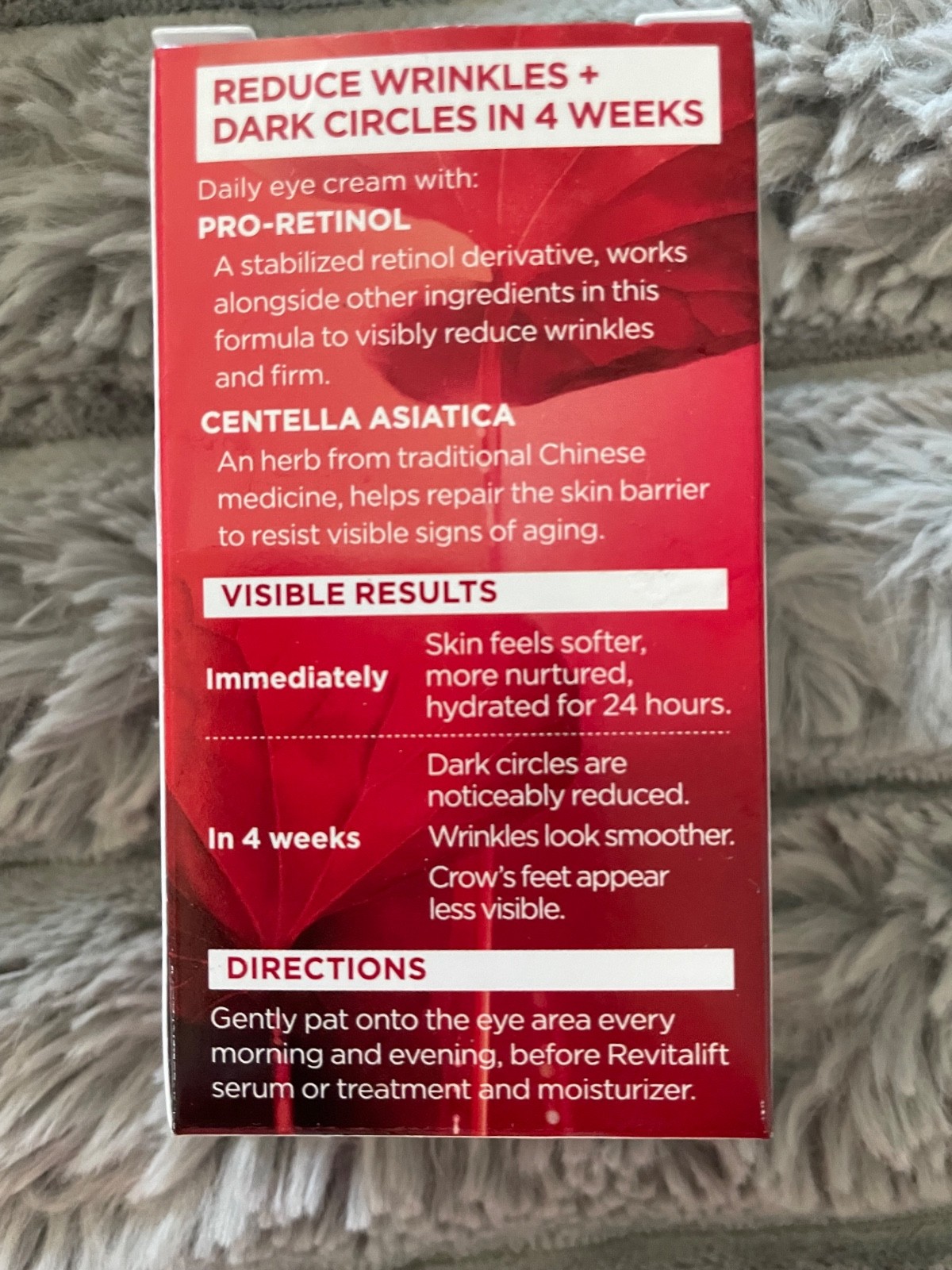 New L’Oréal Revitalift Eye Cream Anti-Wrinkle Firming 0.5fl.oz. 14g anti-Aging