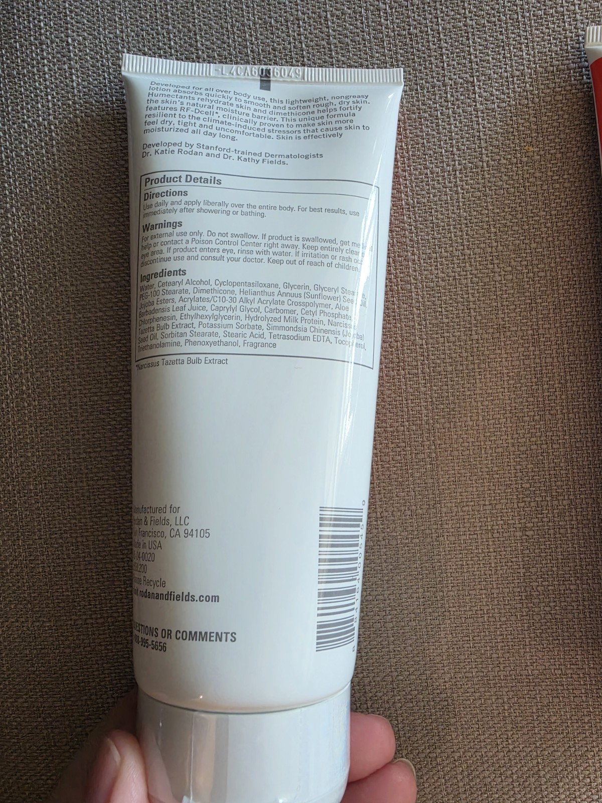 2 Pk Rodan + Fields Daily Body Moisturizer (200 ml) 6.8 Fl Oz – New / Sealed