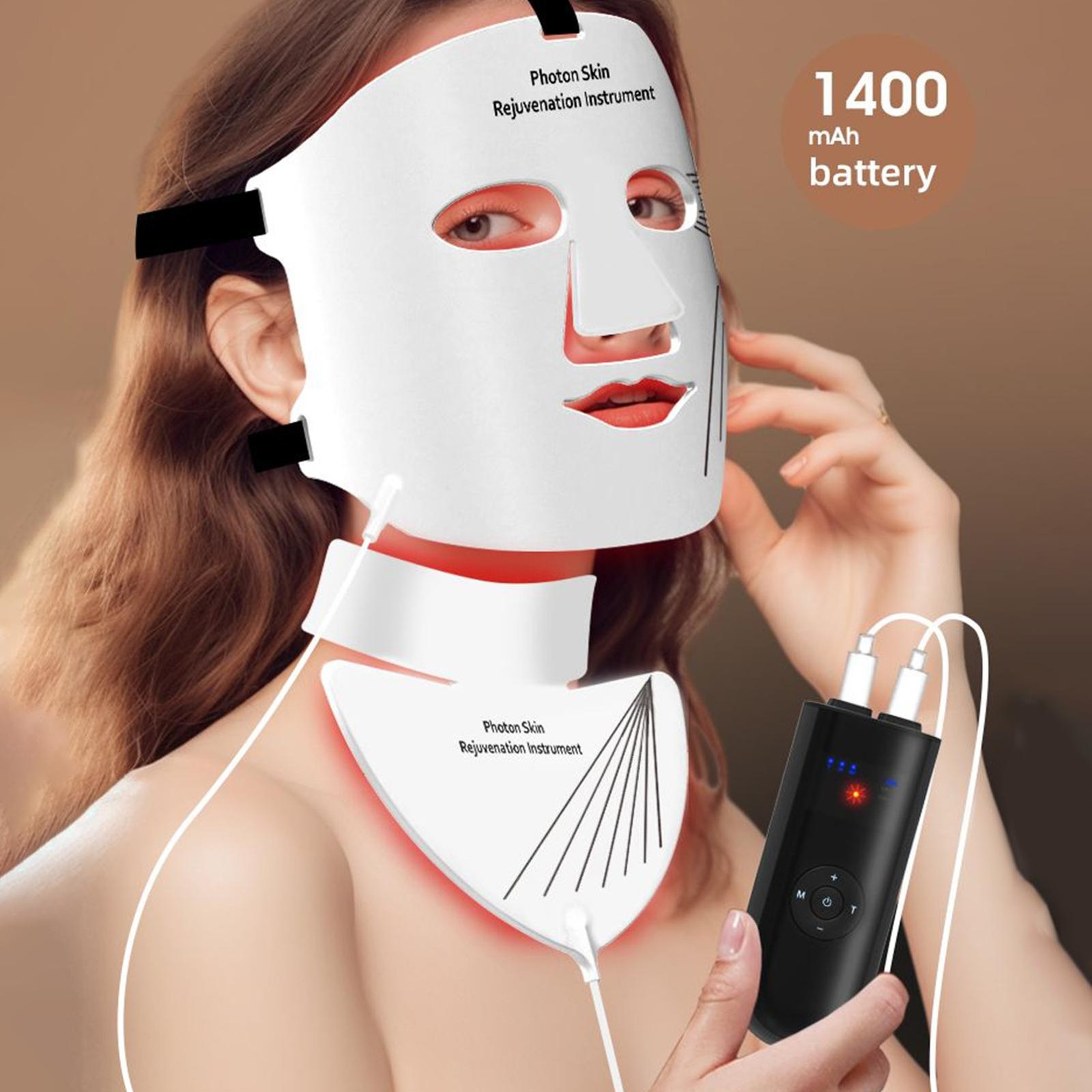 CurrentBody Skin LED Light Therapy Mask Red & Infrared Light