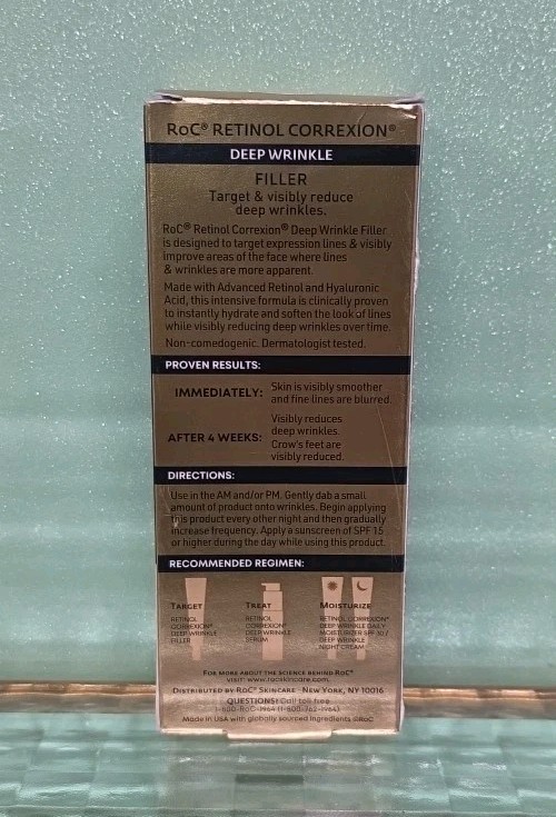 RoC Retinol Correxion Deep Wrinkle Filler 1.0Fl Oz No Exp New In Box