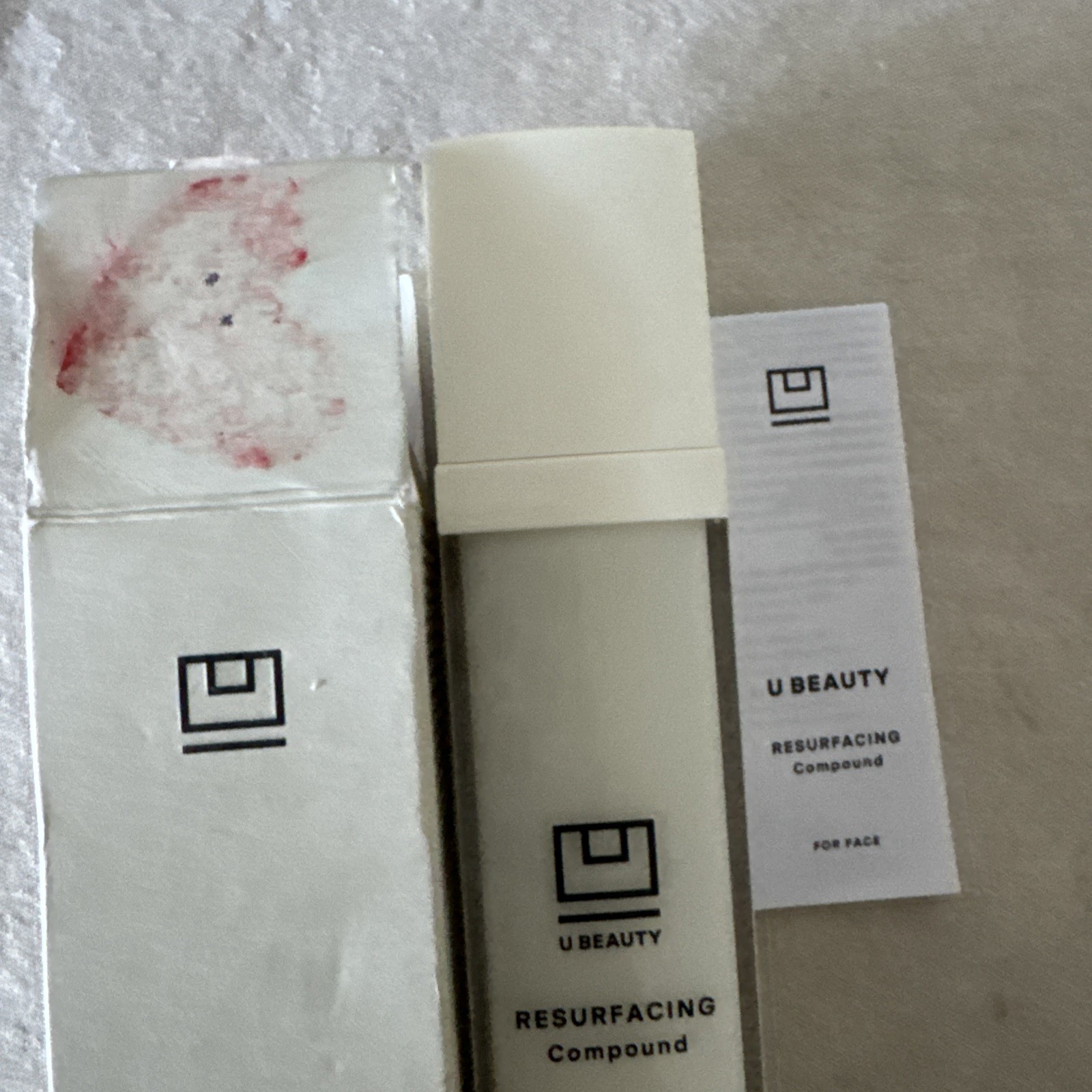 U Beauty Resurfacing Compound 1.7OZ / 50ml New Open Box