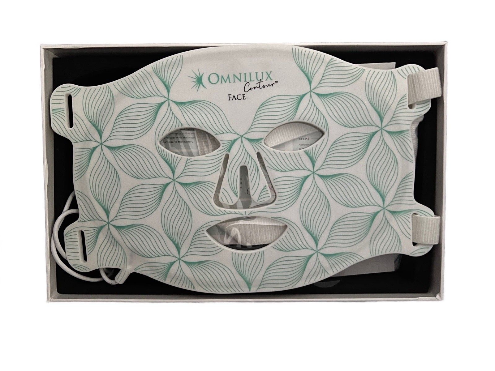 Omnilux Contour Face LED Light Anti-Aging Mask Open-Box Tested & Free Powerbank