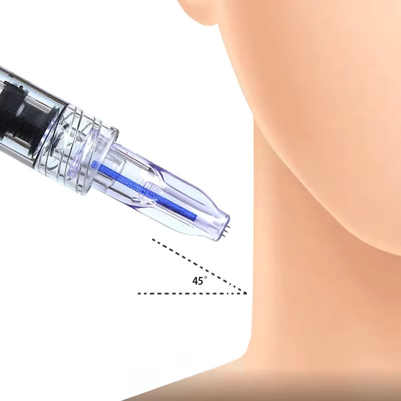 10Pcs Crystal 3Pin 34G Micro Pin 1.2/1.5mm Cartridge For Anti Aging Around Eyes