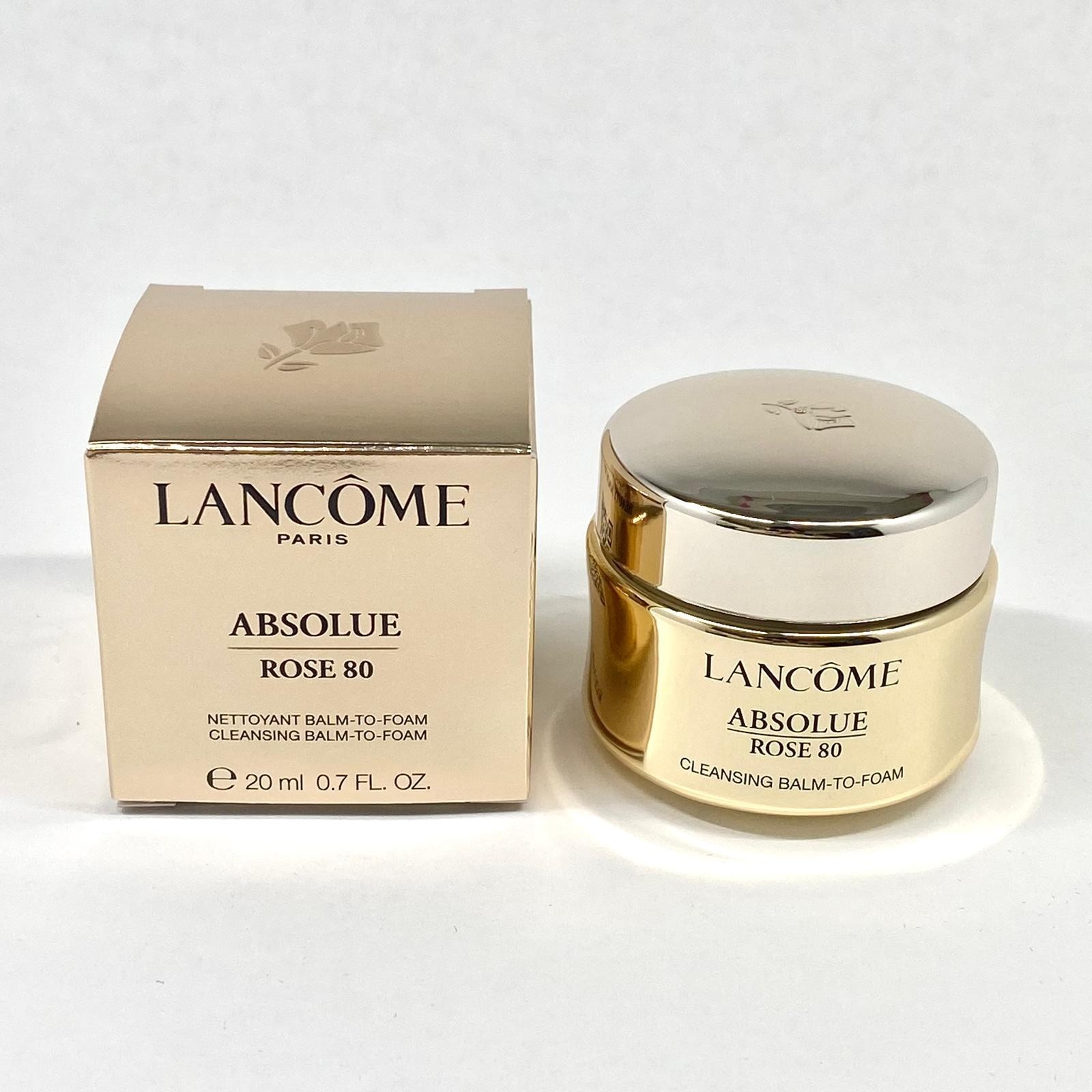 Lancome Absolue Rose 80 Cleansing Balm To Foam Boxed Travel Size 20 ml / 0.7 oz