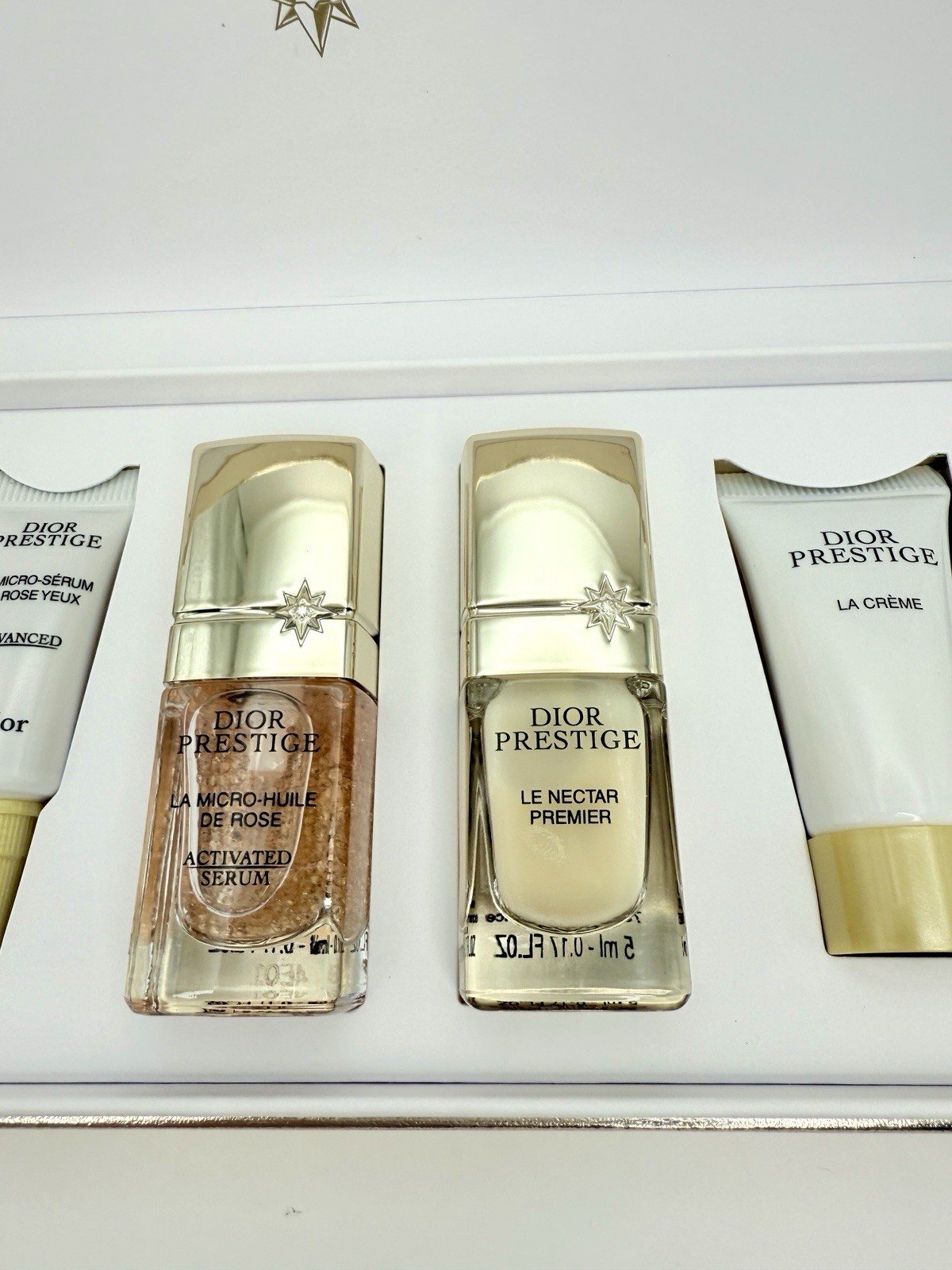 Dior Prestige Piano Discovery 7pcs Gift Deluxe Set: Micro Huile De Rose, Serum