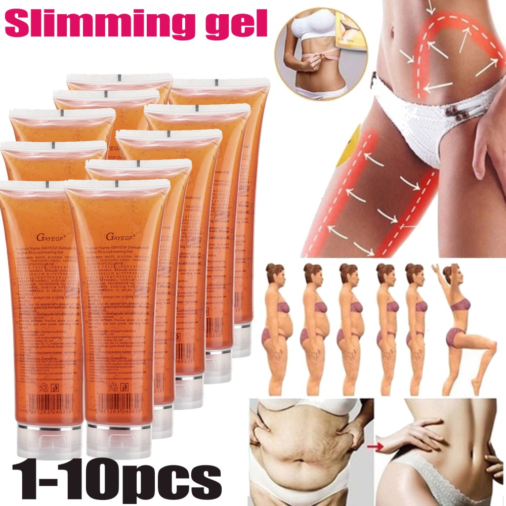 10/1Pcs Anti Cellulite Fat Burner Loss Weight Conductive Gel Body Belly Slimming