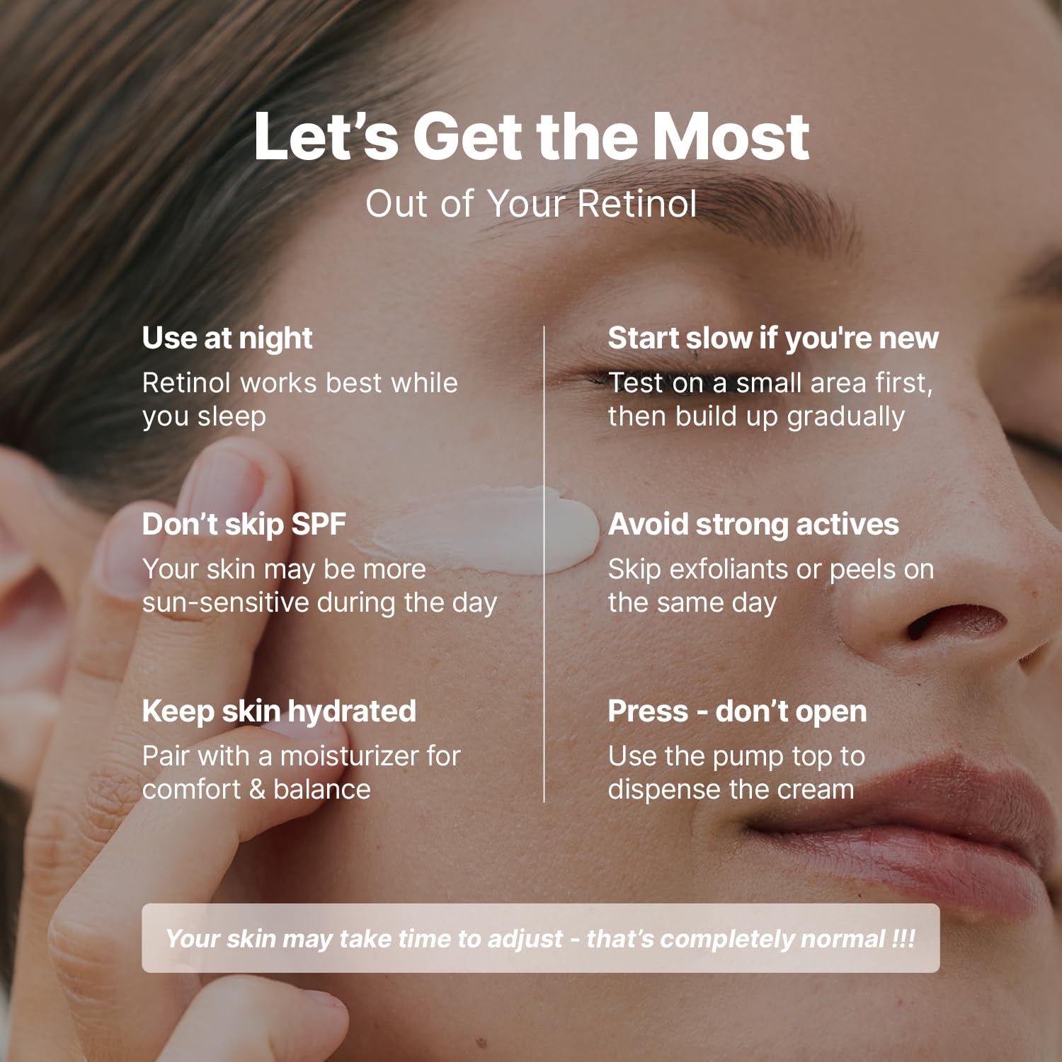 Retinol Moisturizer Anti Aging Wrinkle Cream for Women Men Collagen Boost