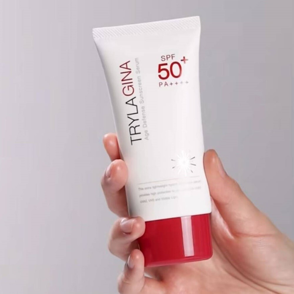 (SET 6) 3TRYLAGINA Age-Defying Collagen Serum 12X+2Micellar Foam+Sunscreen SPF50