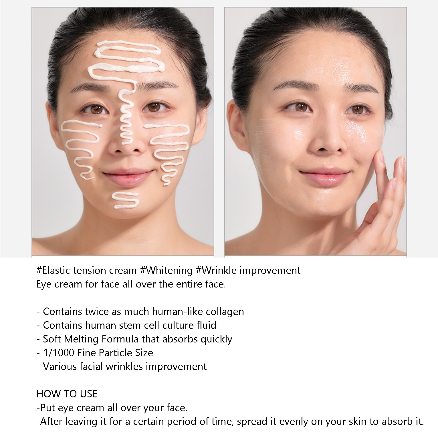 AHC Ten Revolution Real Eye Cream For Face 35ml + 35ml Renewal K-Beauty