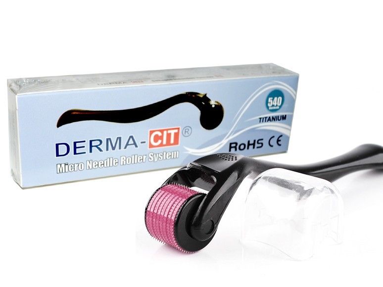 Derma Skin Roller Wrinkles, Anti Hair Loss, Beard Growth (540Pin) By DERMA-CIT