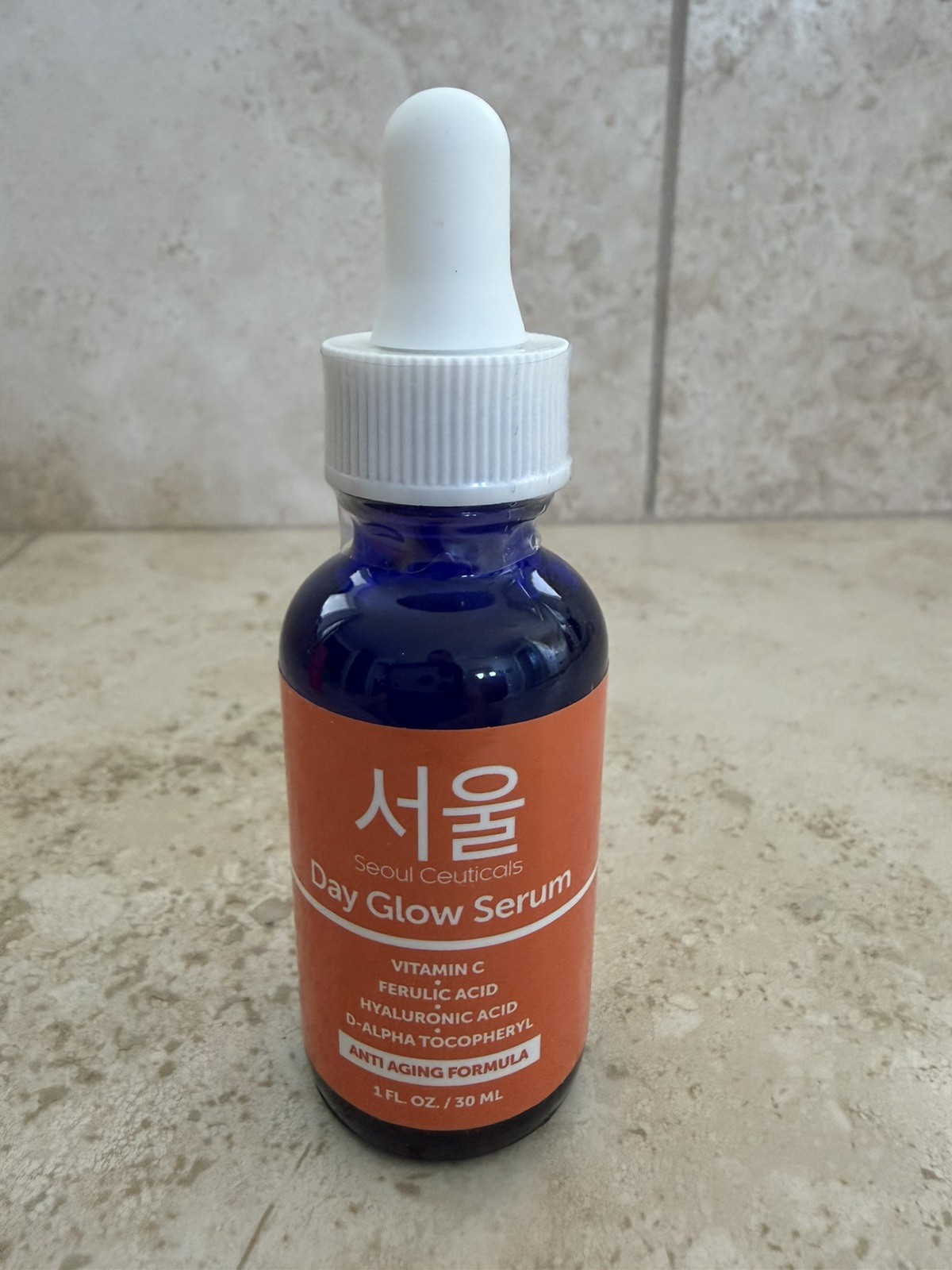 Seoul Ceuticals Day Glow Vitamin C Ferulic Acid Serum 1 FL oz SEALED EXP 01/28
