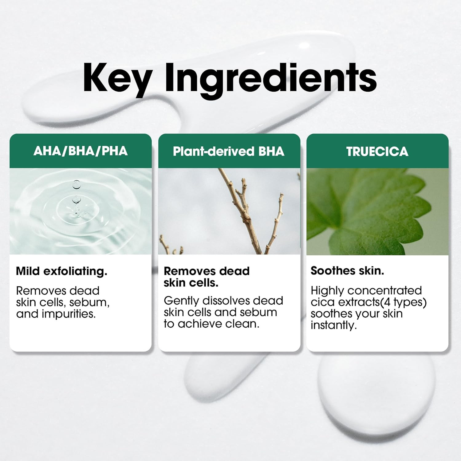 AHA BHA PHA 30 Days Miracle Truecica Clear Pad – 70 Pads – Korean Exfoliating Ce