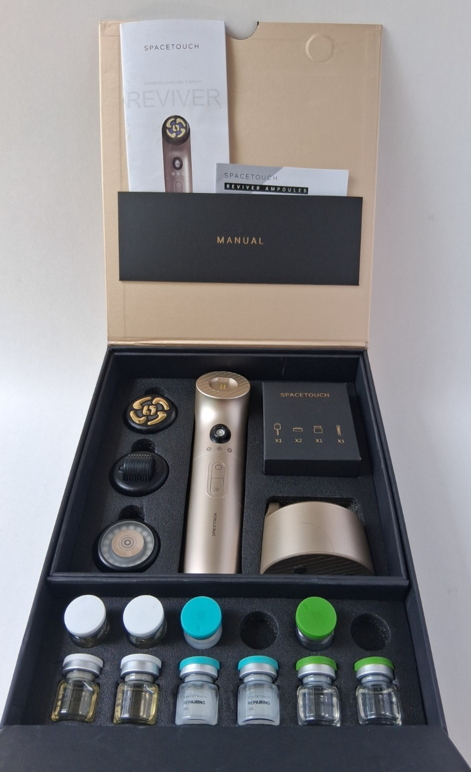 Spacetouch Reviver -Microneedling,IR + Blue Light, EMS, and IR+Red