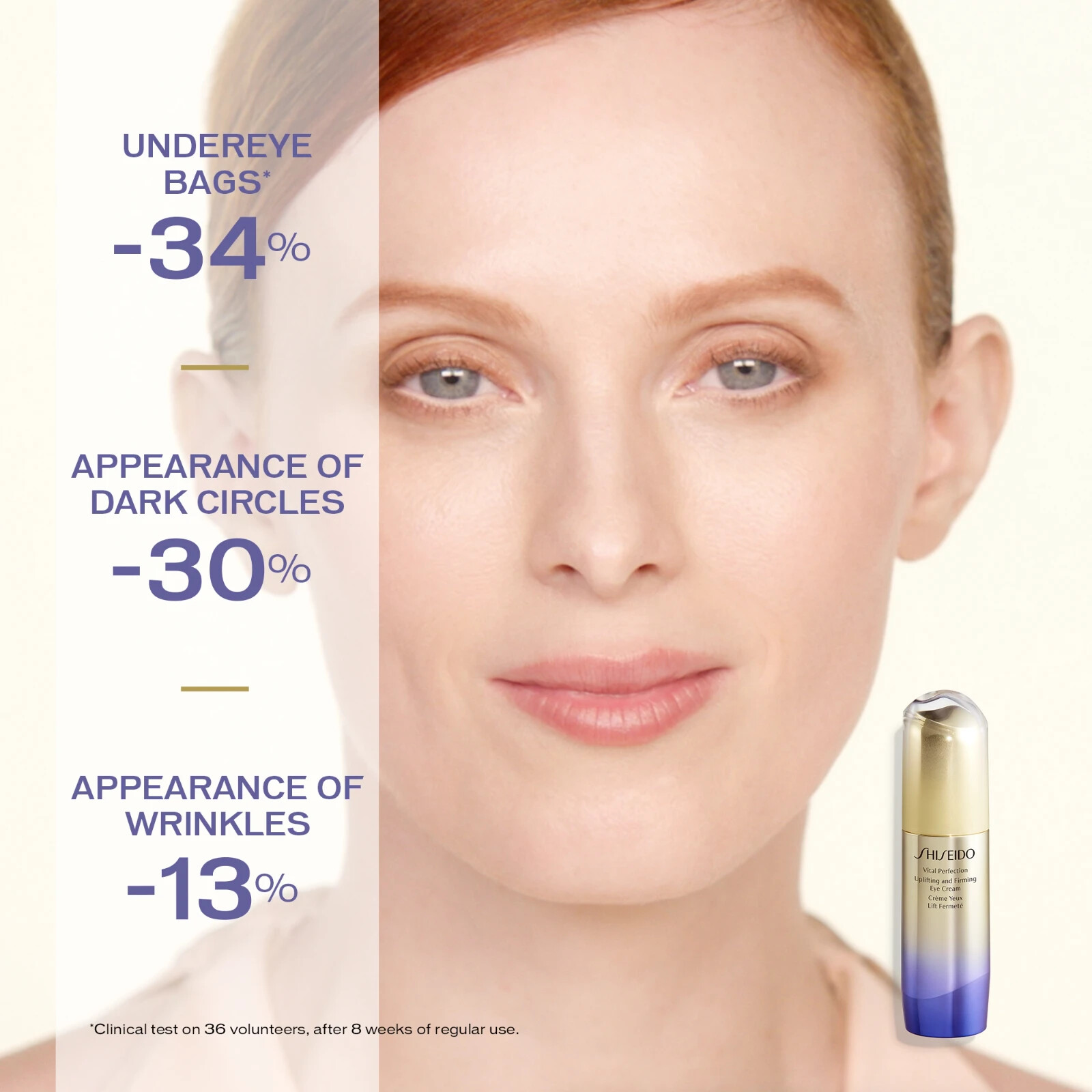 Shiseido Vital Perfection Uplifting Firming Eye Cream 15ml 0.52oz Benefiance NEW