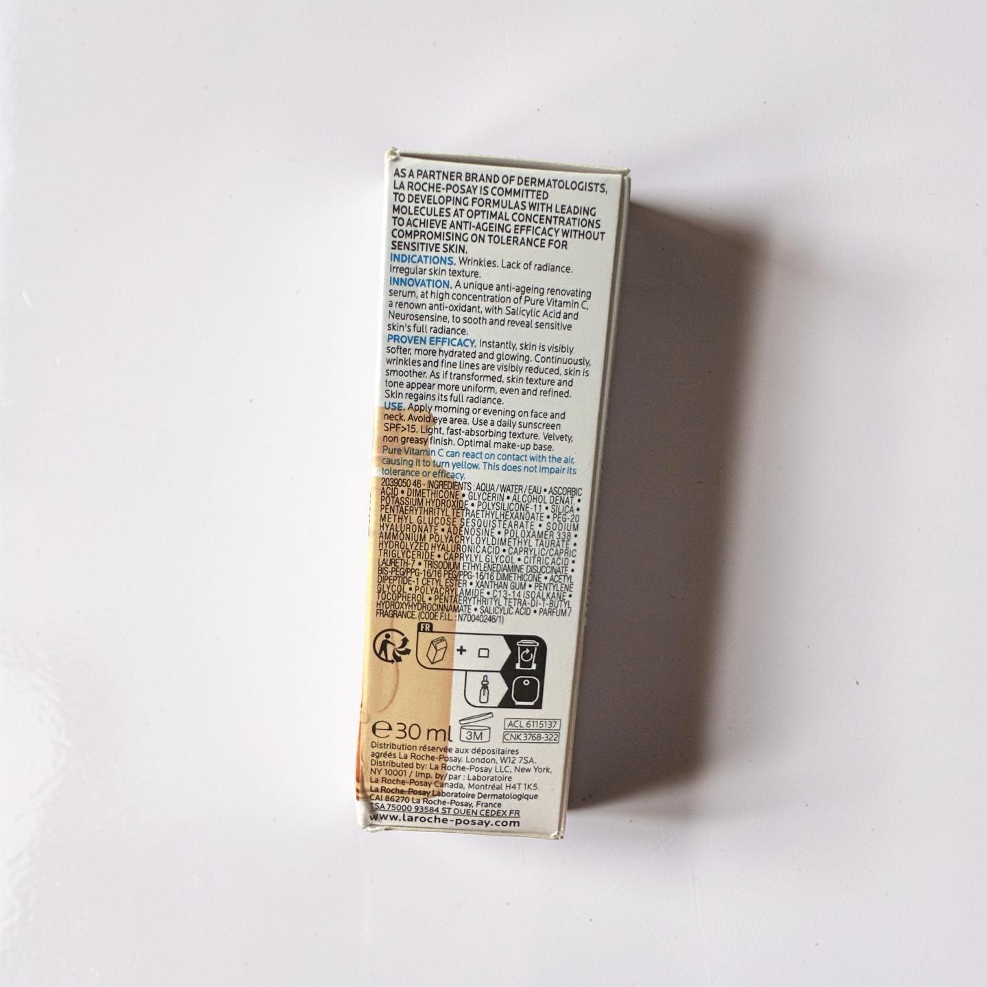 ‘La Roche Posay Pure Vitamin C12 Serum Anti-Wrinkle Concentrate 30ml New