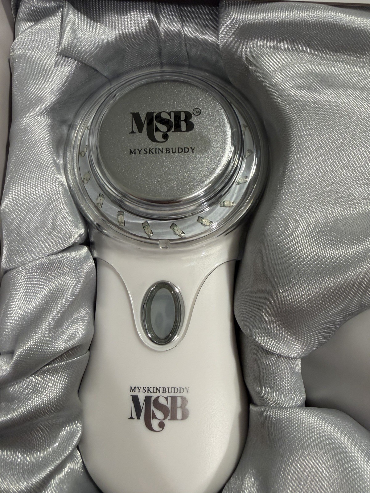 My Skin Buddy Boost MSB Facial Ultrasonic Ion LED Therapy MySkinBuddy Device
