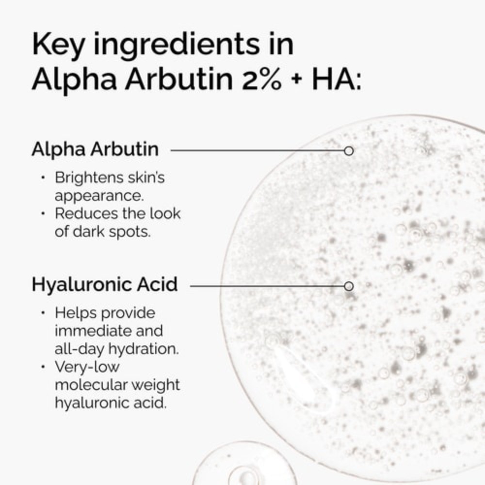 The Ordinary Authentic Alpha Arbutin 2% + Hyaluronic Acid Standard Or Value
