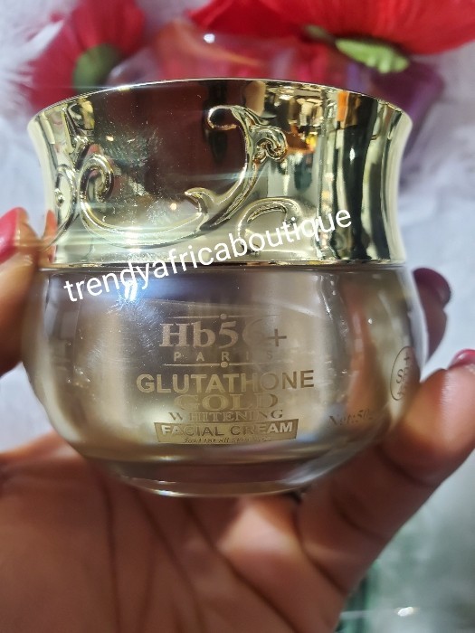 Hb-56 PARIS Glutathion [GOLD Facial Whitening Cream 👌 X 1 Jar