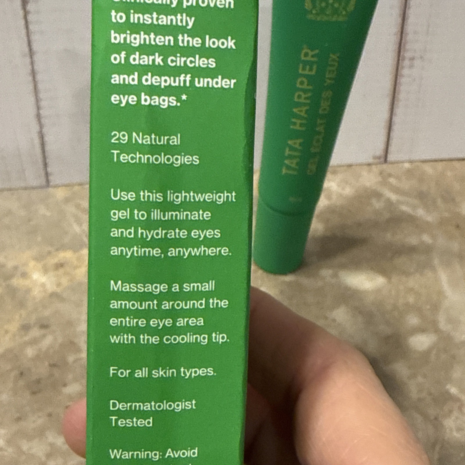 Tata Harper Brightening Eye Gel 0.5oz NEW IN BOX