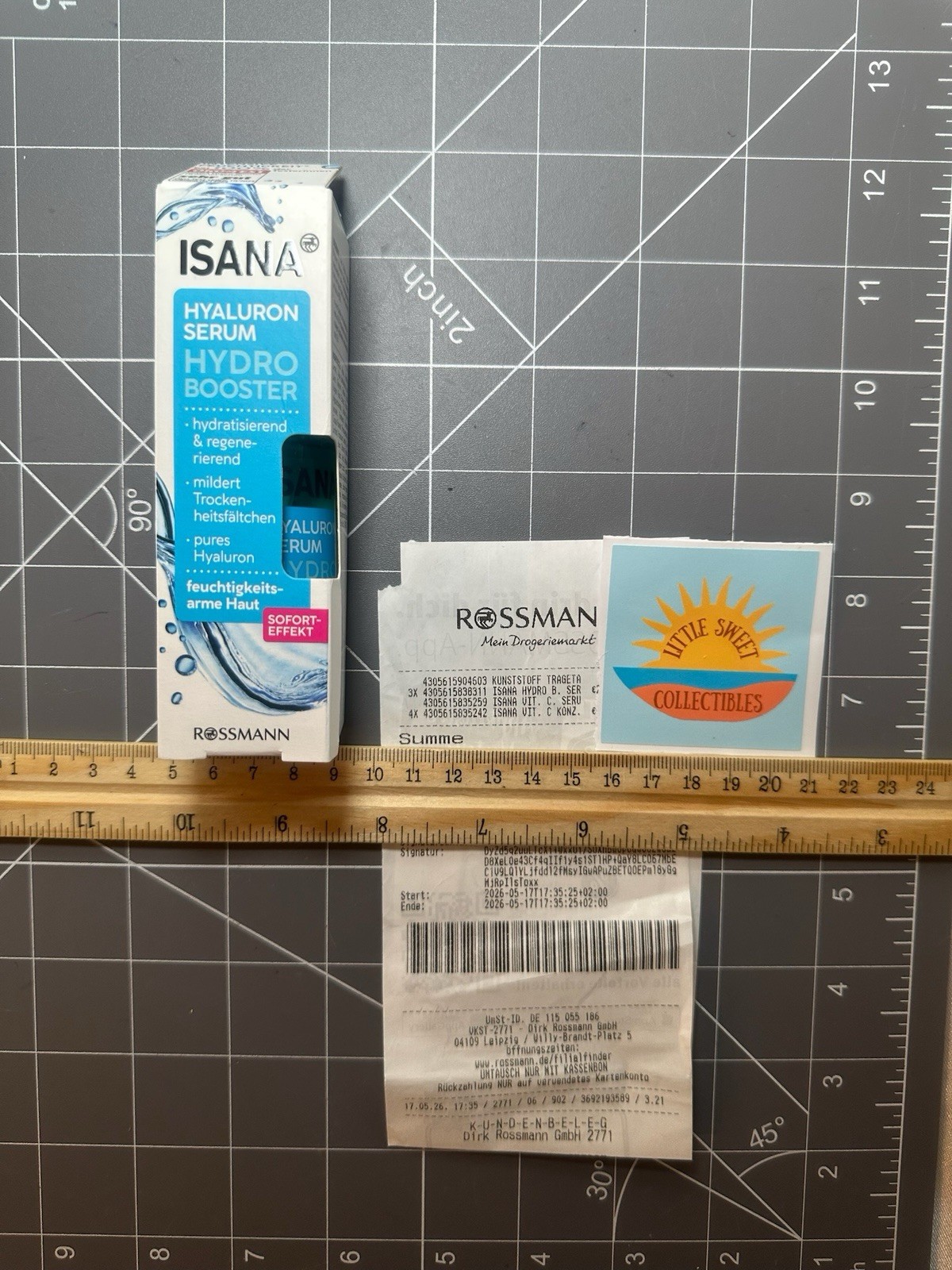 ISANA Hyaluron Serum Hydro Booster Germany Rossmann Moisturizing Face Serum 30ml
