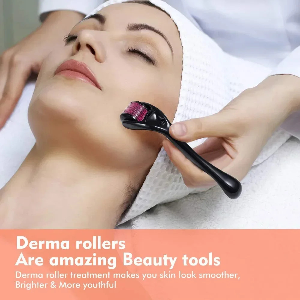 540 Needles Derma Roller for Hair Growth & Skin Care – 0.2mm & 0.25mm