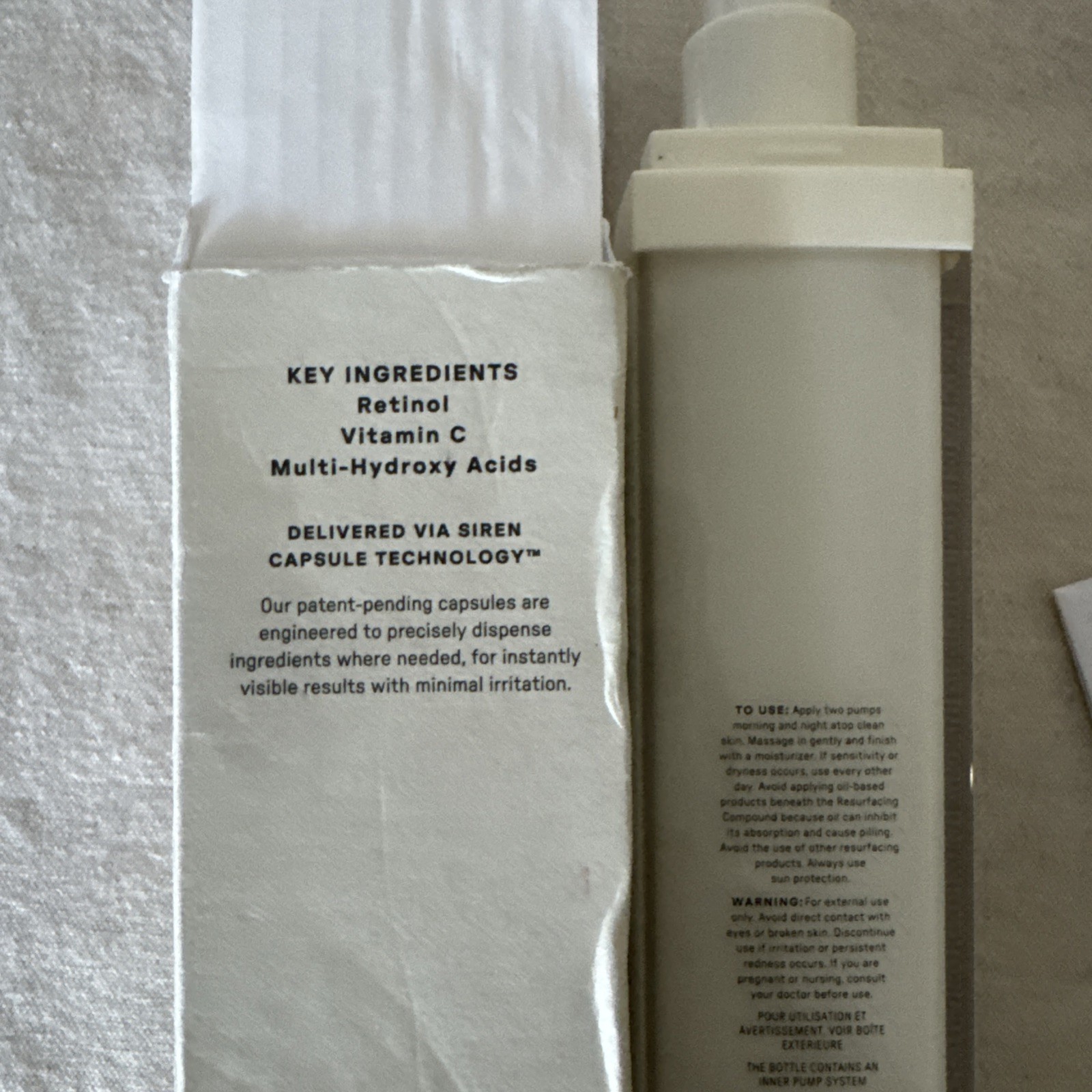 U Beauty Resurfacing Compound 1.7OZ / 50ml New Open Box