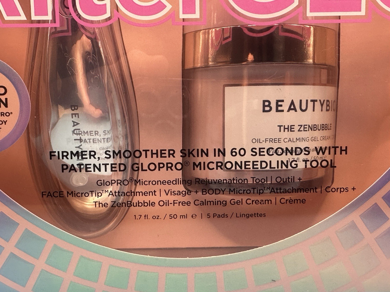 Beauty Bio Glow Pro Afterglo Kit! Includes Face+Body Heads+ Full Size Zenbubble!
