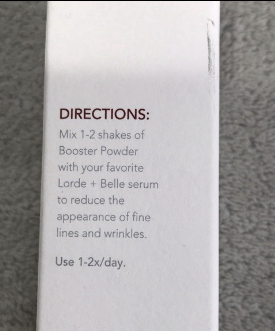 Lorde + Belle Wrinkle Reducing Booster Powder Retinoid