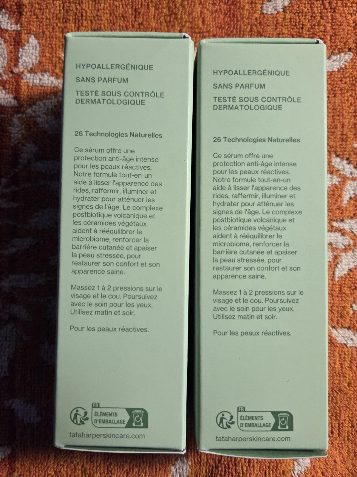 Tata Harper – 2 Bottles Superkind Bio-Barrier Serum – 1 oz /30 ml – New In Boxes