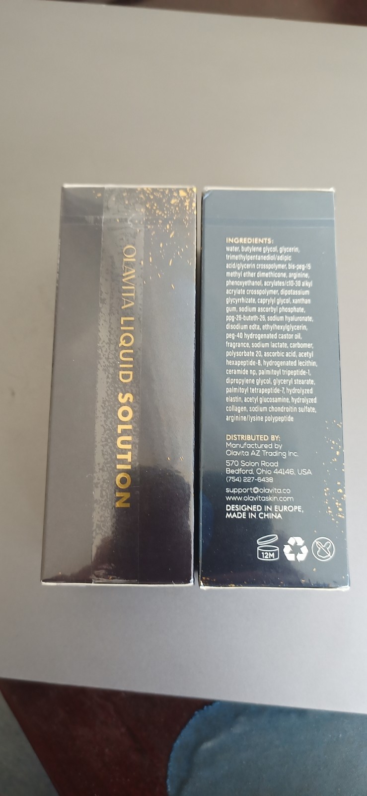 Lot of 2 – OLAVITA Liquid Solution Age Erase Formula