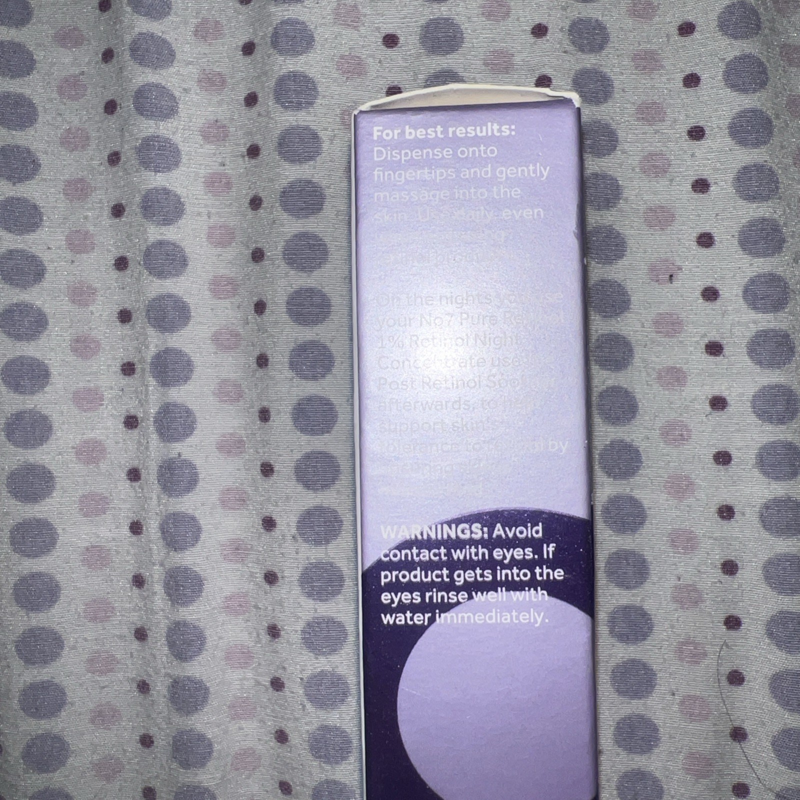 No7 Pure Retinol Post Retinol Soother Fragrance Free 50ml/1.69 fl.oz Brand New