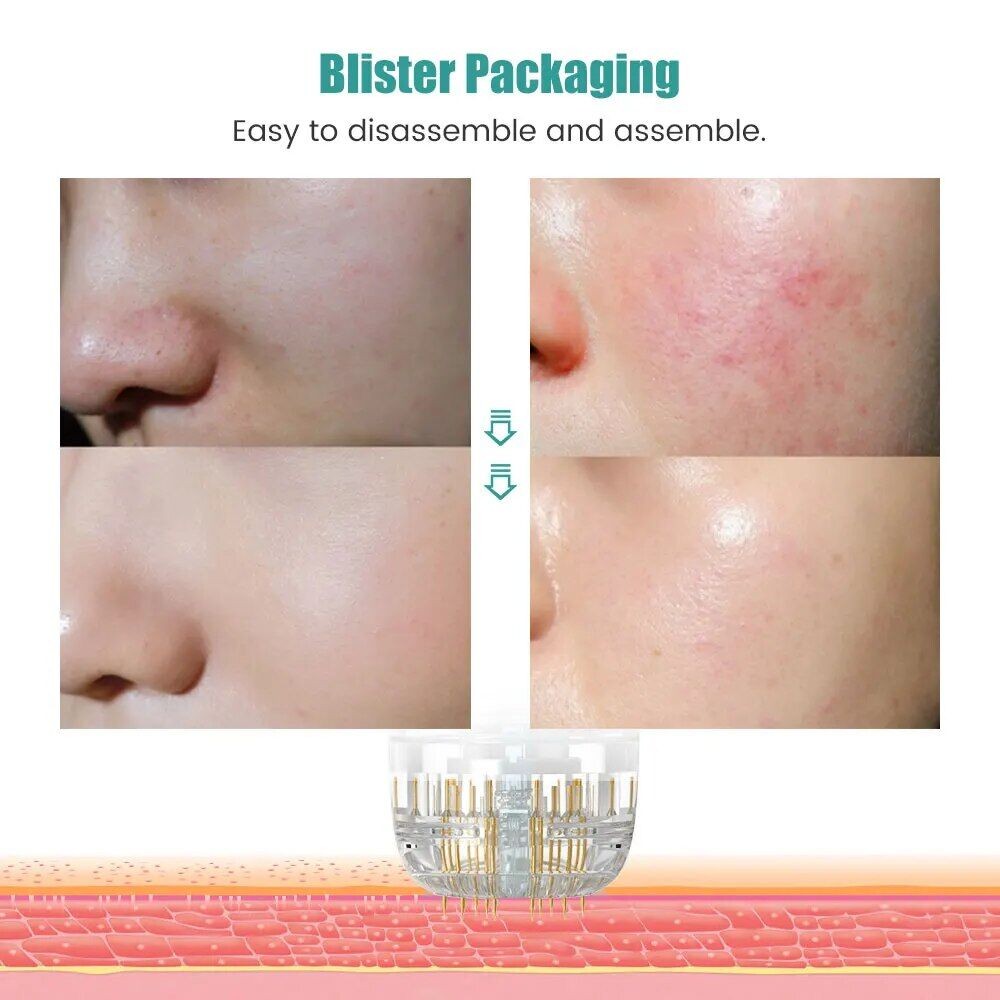 1Pcs 20Pin Derma Roller Stamp With bottle Skin Care Anti-Wrinkle Tool-0.25~1.5mm