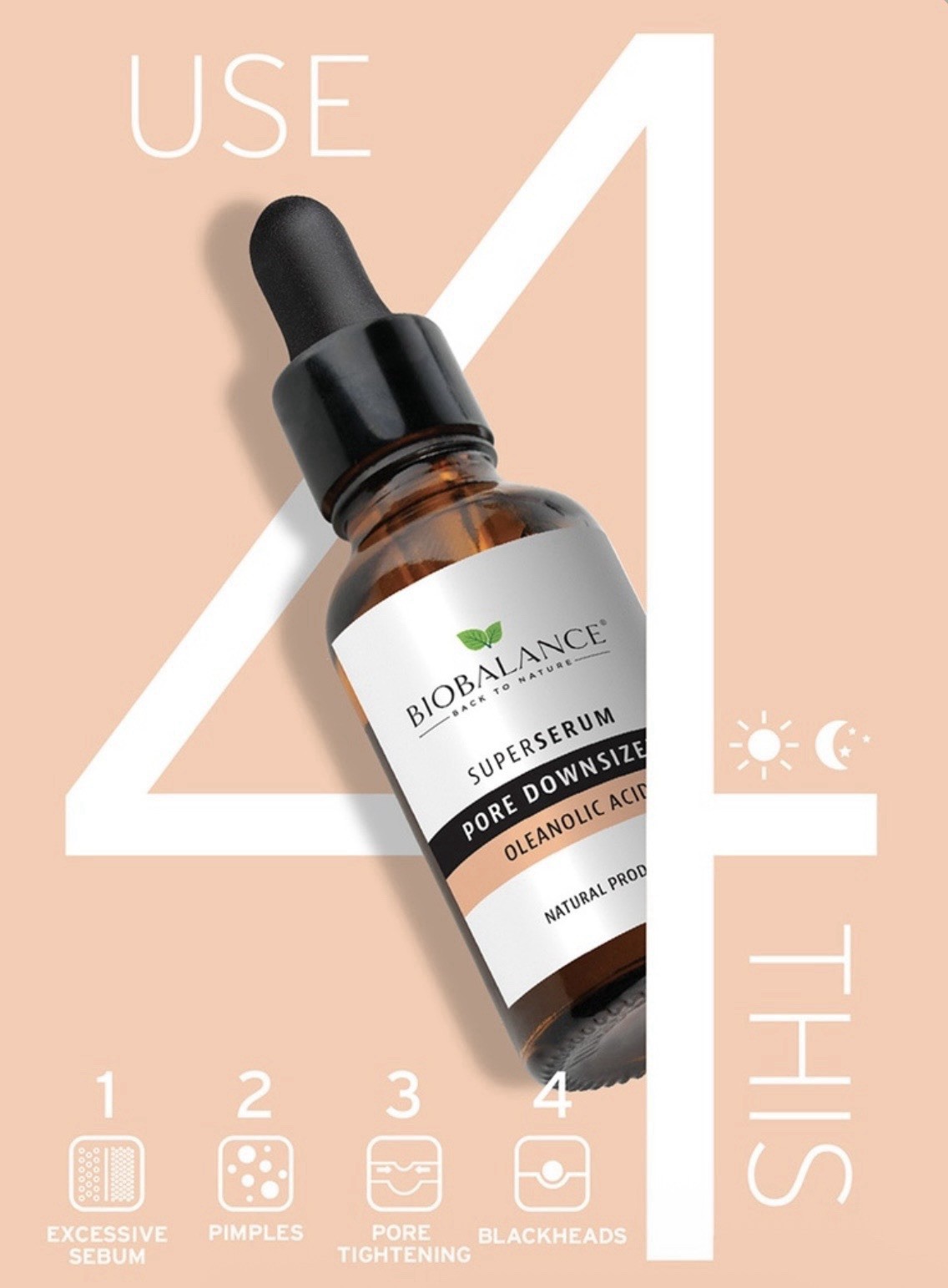 Biobalance Pore Downsizer Super Serum Oleanolic Acid 30 ml – 1 fl oz
