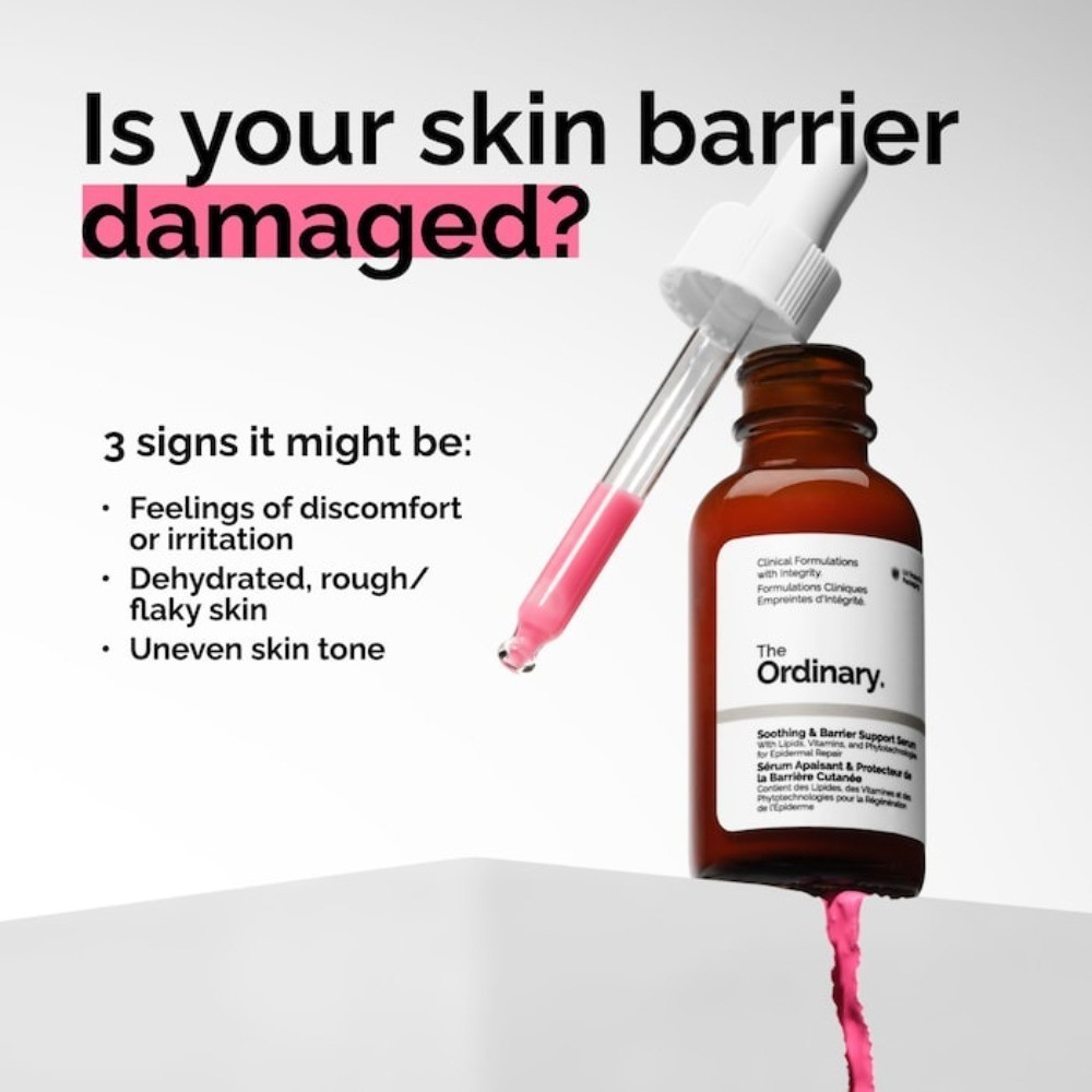 The Ordinary Soothing & Barrier Support Serum for Sensitive Skin Hydration 1 oz