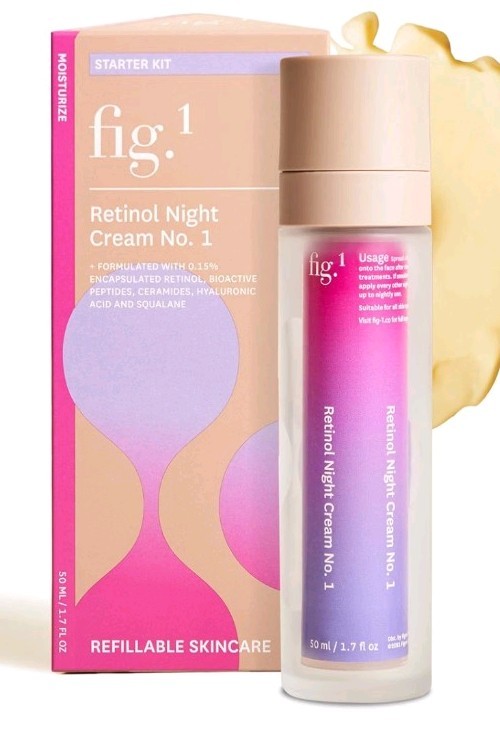 Fig.1 Fig No 1 Night Cream No. 1 .15% Encapsulated Retinol (1.7 oz) peptides
