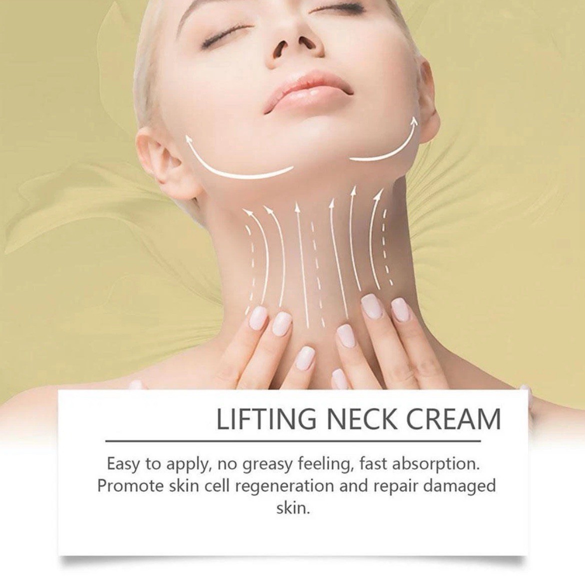 AH-8 Firming Neck Cream for Crepey Skin Body Moisturize Comfort Roller Neck Care