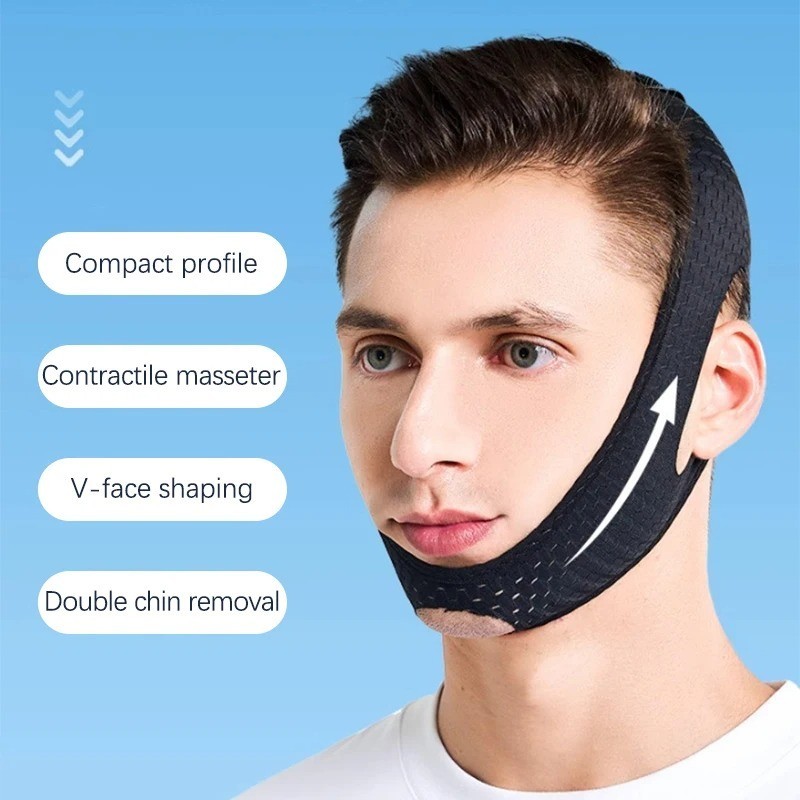 V Shape Face Support Band Adjustable Chin Strap Beauty Care Unisex