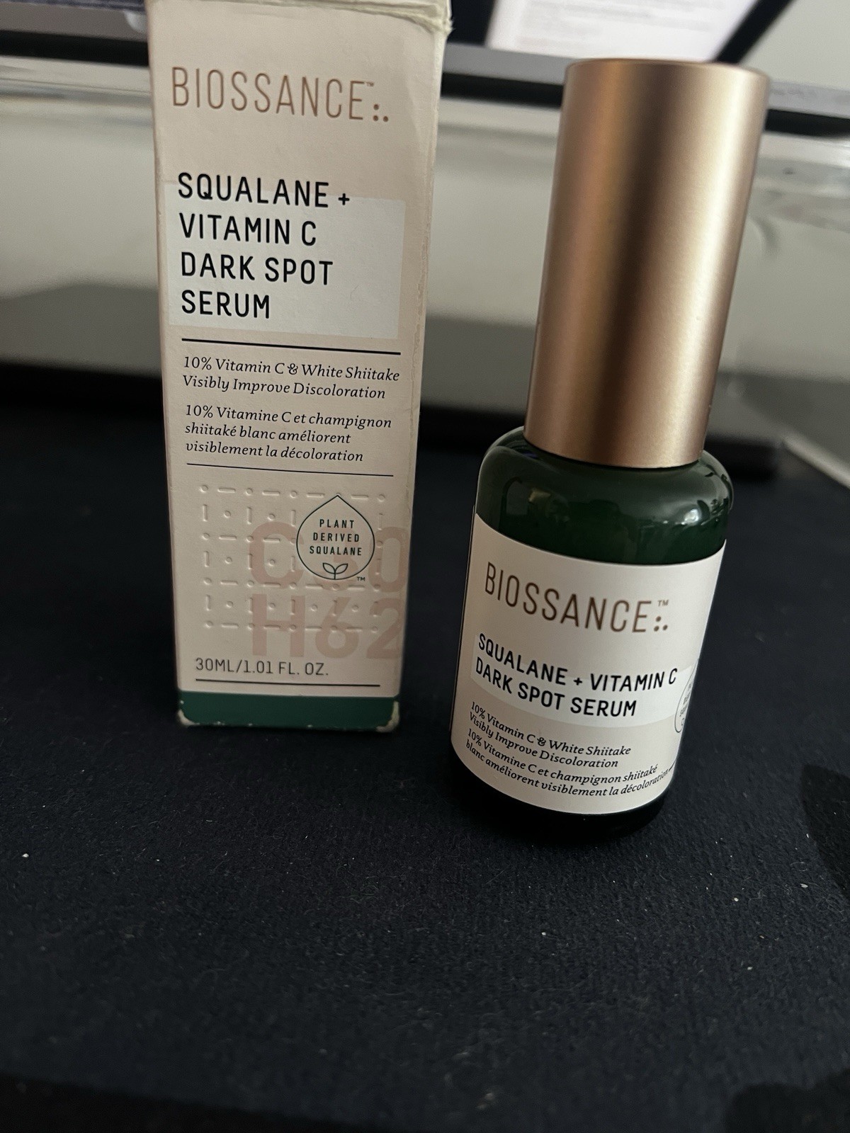 Biossance Squalane + Vitamin C Dark Spot Serum 30ml 1.01 Fl Oz NEW Full Size